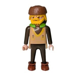 Playmobil Trapper Hunter Scout Figure Replacement 3397 Fur Hat